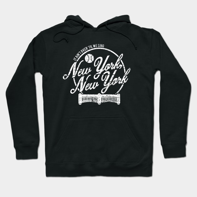 New York New York Distressed Hoodie by PopCultureShirts